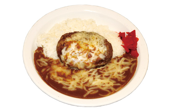 チーズハンバーグカレー